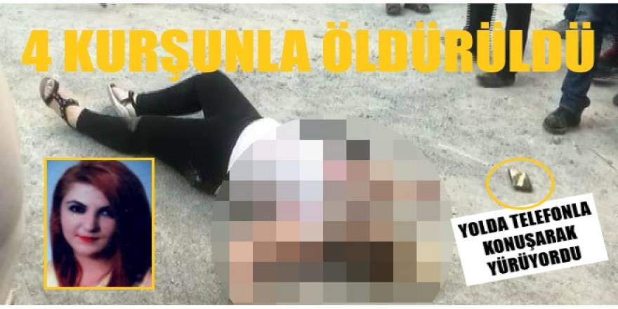 Genç kadına sokak ortasında infaz