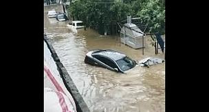 Karabağlar suya gömüldü