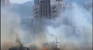 Mavişehir'de korkutan yangın