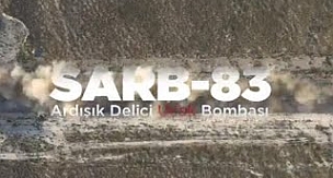 Uçak bombası çifte duvarı böyle deldi