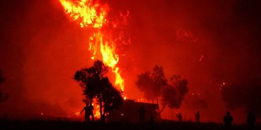 Çanakkale'de yangının önüne geçilemiyor