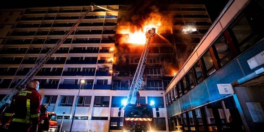 Fransa’da hastanede çıkan yangında 1 kişi öldü, 8 kişi ağır yaralı