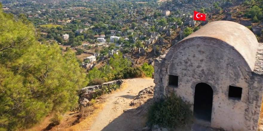 'Hayalet Köy' havadan görüntülendi