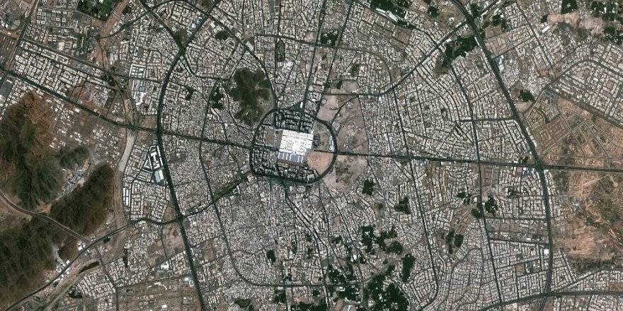 Göktürk uydusu Müslümanların kalbi, kutsal toprakları görüntüledi