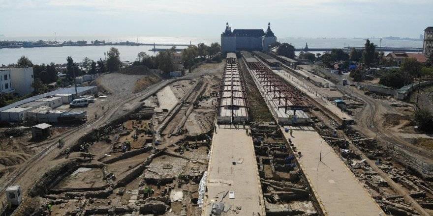 Haydarpaşa kazılarında son hız devam ediyor
