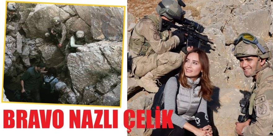 Alkışlar Nazlı Çelik'e