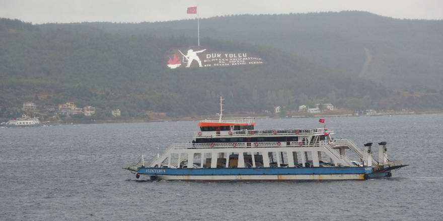 Gökçeada’ya bazı feribot seferleri iptal edildi
