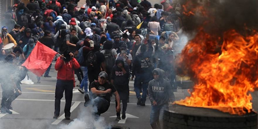 Ekvador’da hükümet karşıtı protestolara önlem: Sokağa çıkma yasağı ilan edildi